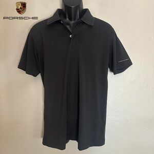 Porsche Design Polo Large Gently worn 100% polyester with gel logo x Adidas